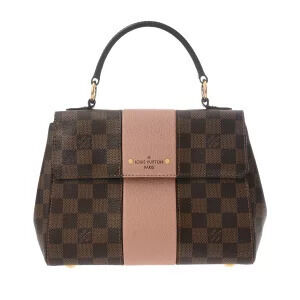 Louis Vuitton Damier Bond Street Magnolia Canvas Taurillon Leather Handbag